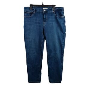 Levi's Boyfriend Jeans Dark Wash Size 33x27 Denim Casual Everyday